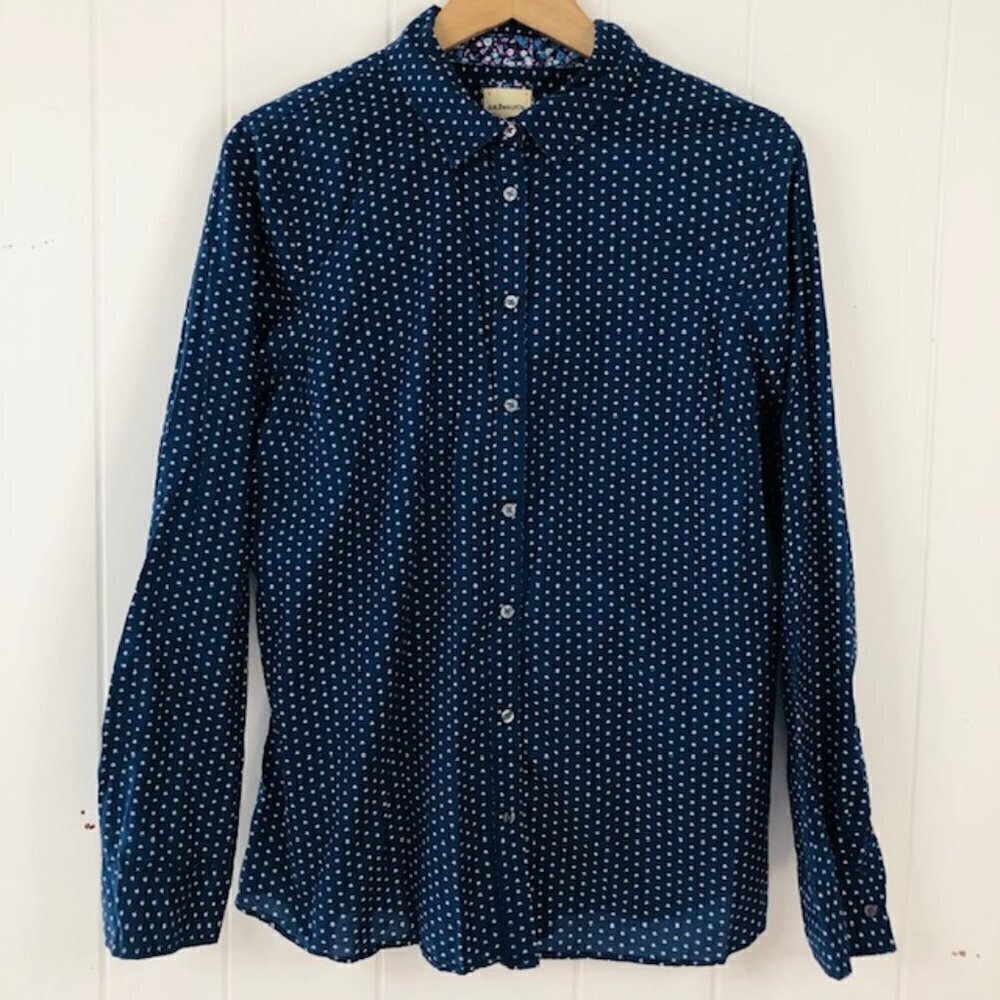 Gh Bass & Company Womens Shirt Star Print Button Up X-Large
